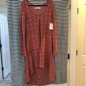 Crocheted duster by Free People